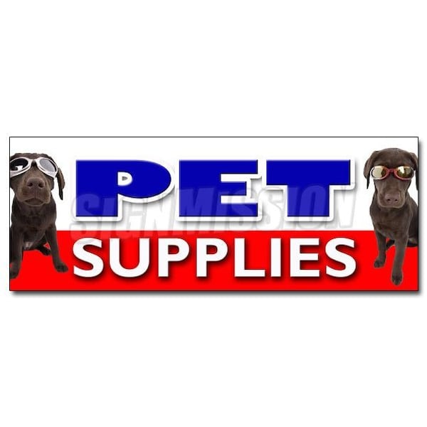 Safety Sign, 48 in Height, Vinyl, 18 in Length, Pet Supplies